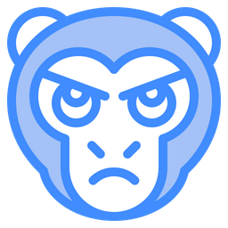 Annoyed Monkey  Icon