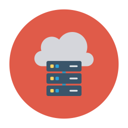 Cloud database  Icon