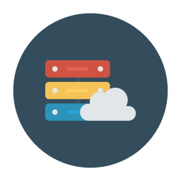 Cloud database  Icon