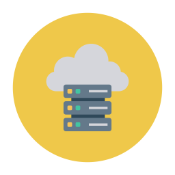 Cloud database  Icon