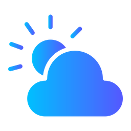 Weather cloud day  Icon