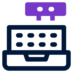 Caixa registradora  Ícone