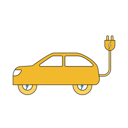 Electric Car  Icon