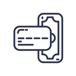 Pagamento com cartão  Ícone
