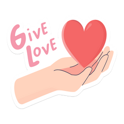 Give Love Hand Sign  Icon