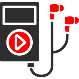 Dispositivo de música de áudio  Ícone