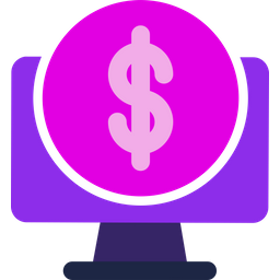 Computer Money  Icon