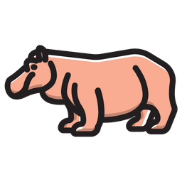 Hippopotamus  Icon