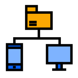 Transferencia de datos  Icono