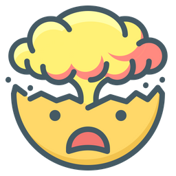 Exploding Head Emoji  Icon