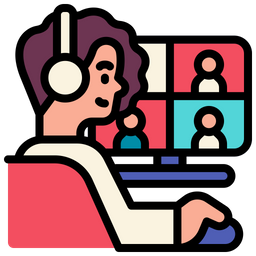 Online Conference  Icon