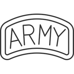 Army Label  Icon