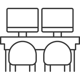 Computer Desk  Icon