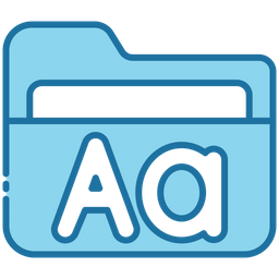 Font Folder  Icon