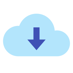 Download from the cloud  Icon