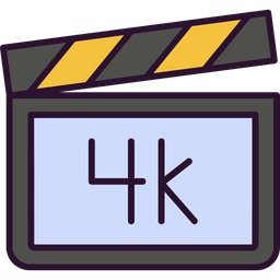 4 K Video  Icon