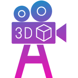 3 D Video  Icon