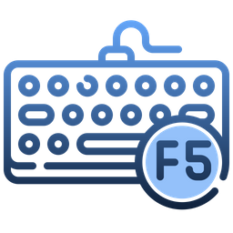 Keyboard F 5  Icon