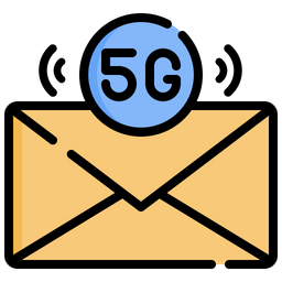 E-mail 5G  Ícone