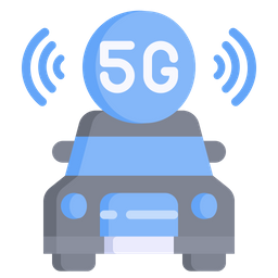 5 G Car  Icon