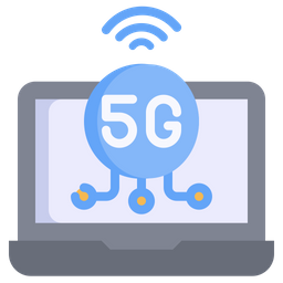 5 G Laptop  Icon