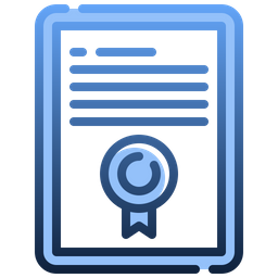 Certificate  Icon