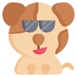 Cool Dog  Icon