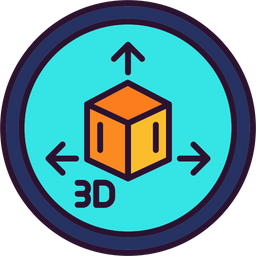 3 D Modeling  Icon