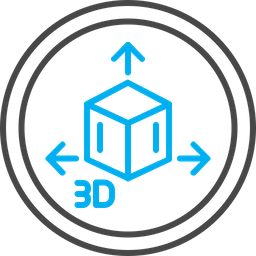 3 D Modeling  Icon