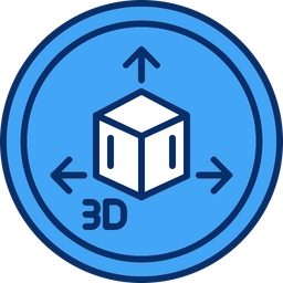 3 D Modeling  Icon