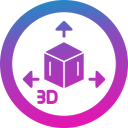 Modelagem 3d  Ícone