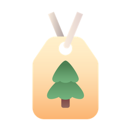 Christmas Label  Icon