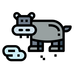 Hippopotamus  Icon