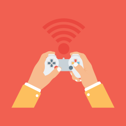 Hand Holding  Joystick  Icon