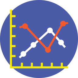 Gráfico de barras  Ícone