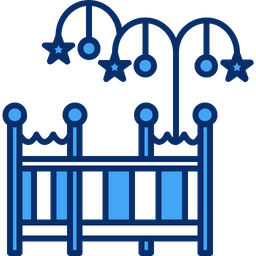 아기 침대  아이콘