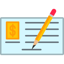 Cheque  Icon