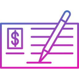 Cheque  Icon