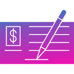 Cheque  Icon