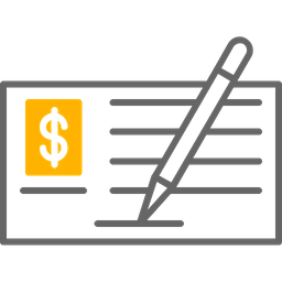 Cheque  Icon