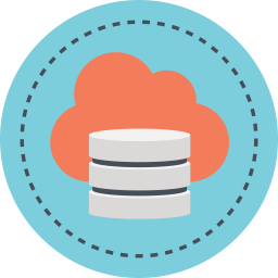 Cloud Database  Icon