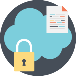 Cloud Data Protection  Icon