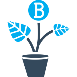 Bitcoin Plant  Icon