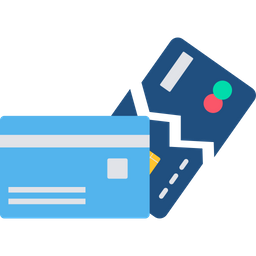 Broken Debit Card  Icon