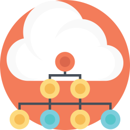 Cloud Network  Icon