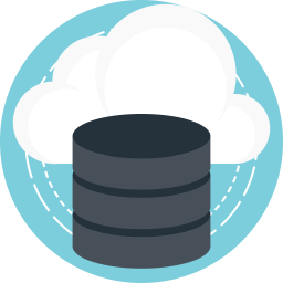 Cloud Database  Icon