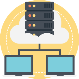 Cloud Data Center  Icon