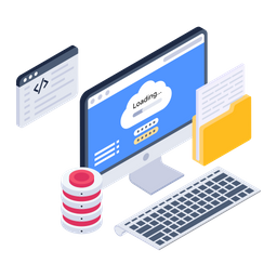 Cloud Hosting  Icon