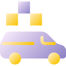 Minivan taxi  Icon