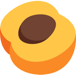 Apricot Half Cut  Icon